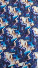 2. akosť - Silky- Modrofialový mramor - 1,8m