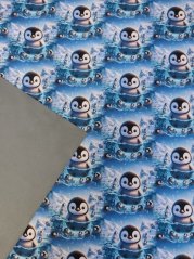 Softshell zimné - Tučniaky vo vode