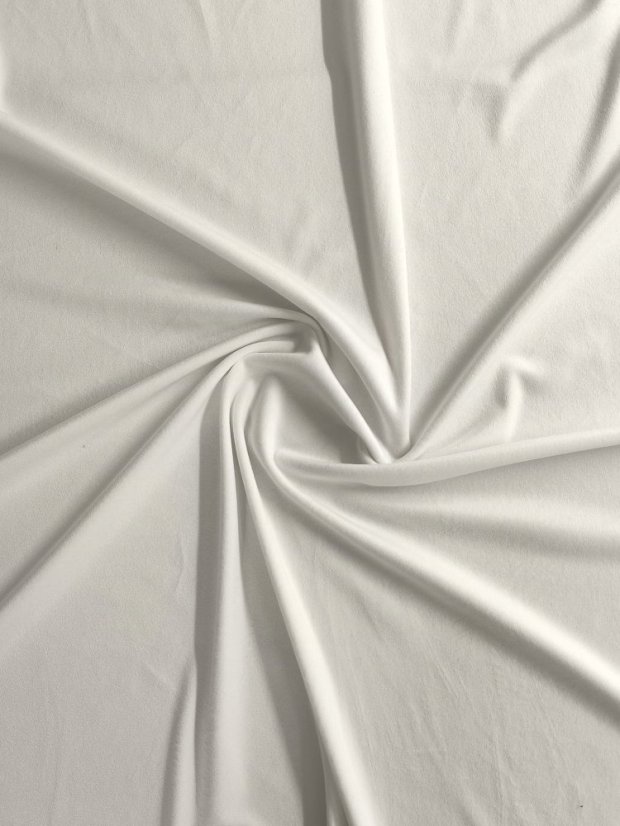 Velúr super soft - Biely