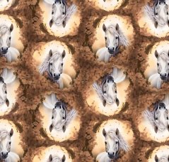 Teplákovina nepočesaná- Bílý kůň