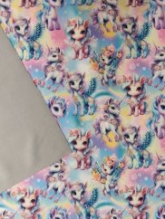 Softshell zimné - Jednorožce na duze