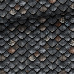 Teplákovina nepočesaná - Dračie šupiny