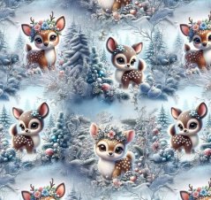 Velúr soft - Kolúšiky v zime