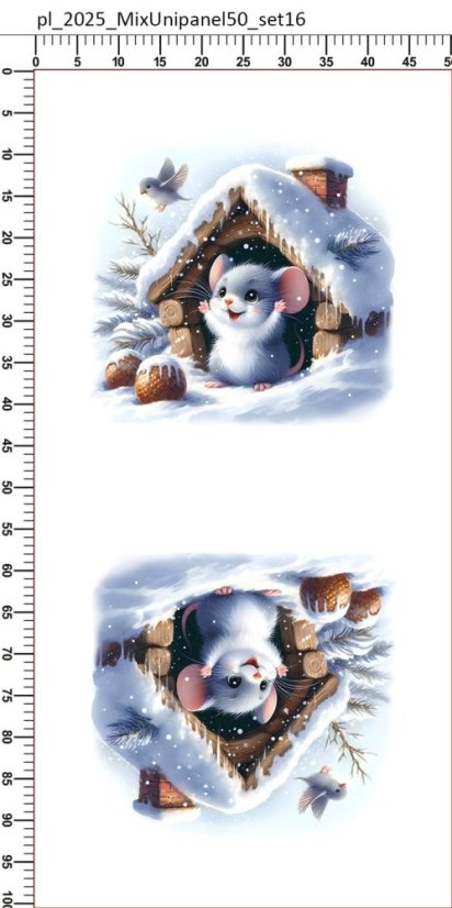 Panel- Taška/Vak Myška v domčeku