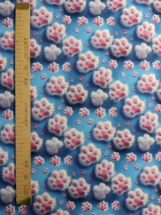 Úplet - Chlupaté tlapky na modré