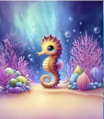 Panel - Úplet- Morský koník