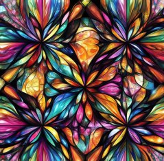 Teplákovina nepočesaná- Křišťálové květy