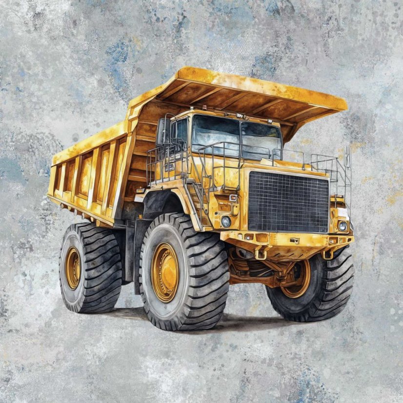 Panel - Teplákovina - Nákladiak na šedej