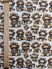 Teplákovina nepočesaná- Yorkšíri na bielej