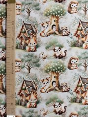 Teplákovina nepočesaná- Zvířátka v lese