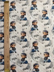 Úplet - Chlapec na šedé