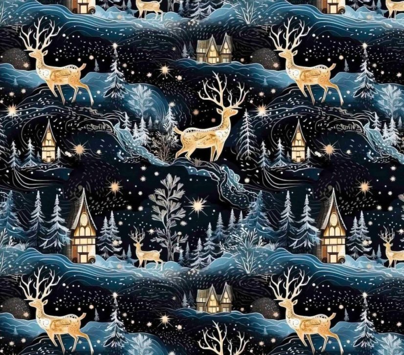 Softshell s baránkom- Zimná krajina