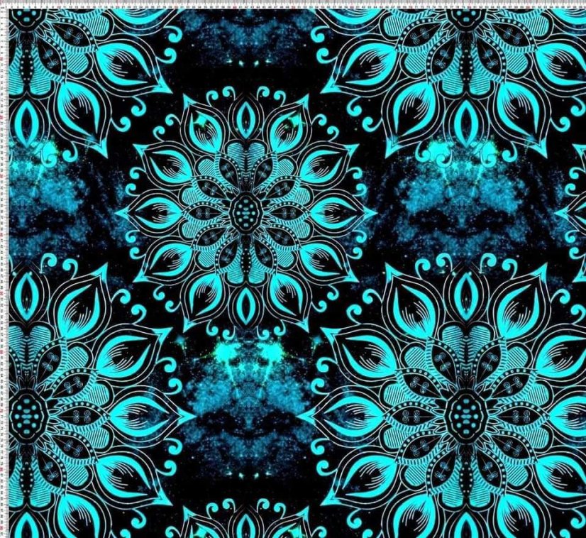 Úplet - Velké tyrkysové mandaly