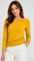 Rayon "máslový" úplet HORČICA
