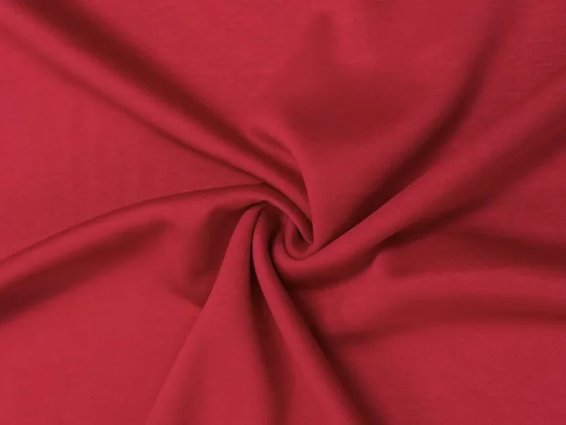 Rayon "máslový" úplet ČERVENÝ