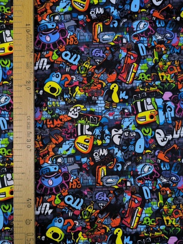 Softshell s baránkom- Graffiti